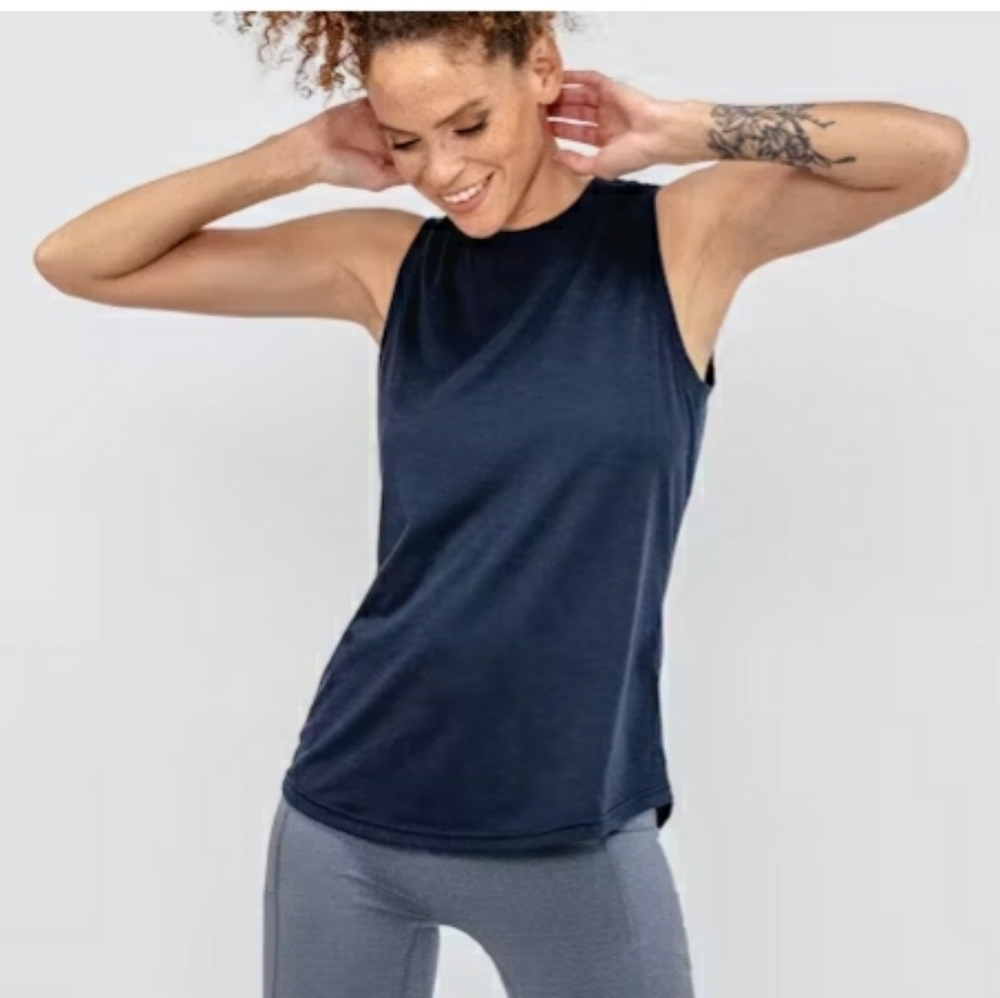 NWT Ministry of Supply Composite Merino Active Tank  Black nwt